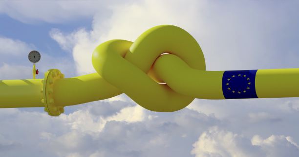 天然气管道，欧洲天然气危机，天然气能源站设备3D渲染图片下载