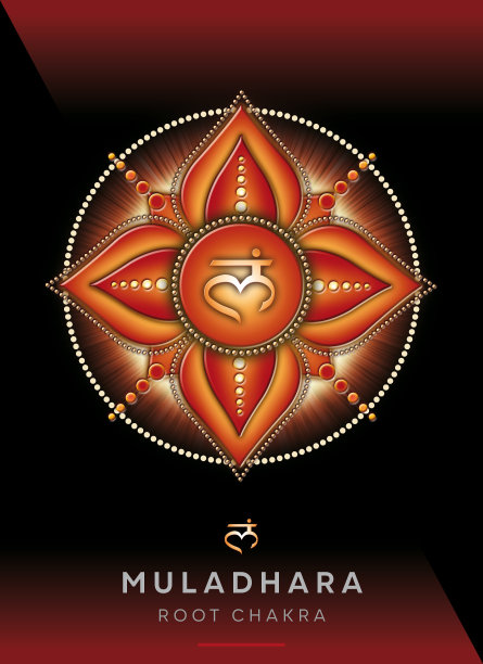 脉轮符号，根脉轮- MULADHARA -能量，稳定，舒适，安全-“我是”图片下载