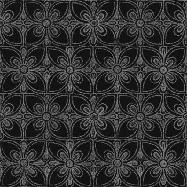 黑白抽象观赏性几何无缝图案图片下载