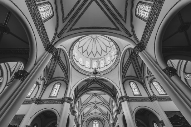 教堂的天花板图片下载