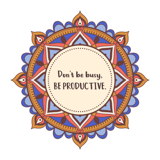 丰富多彩的曼荼罗和激励的引用图片下载