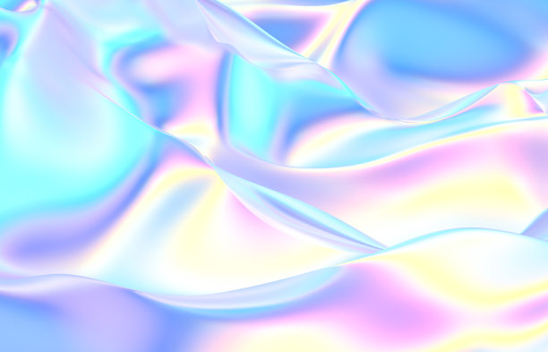 抽象几何晶体背景，彩虹纹理，液体。图片下载