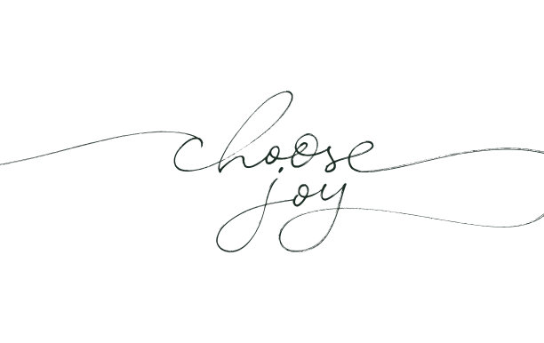 选择欢乐手绘现代书法。图片下载