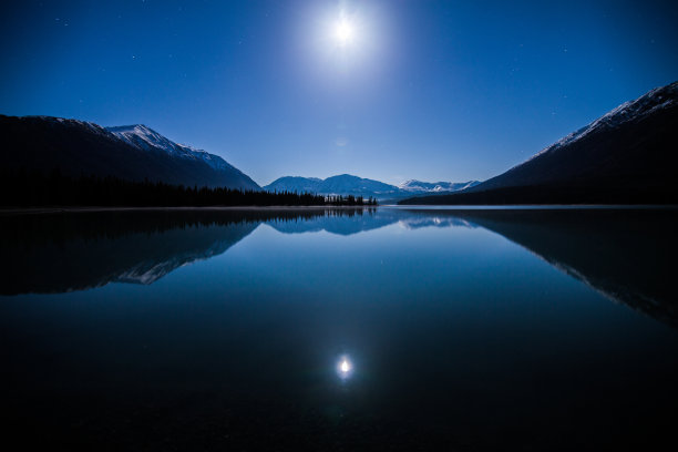 平静的湖可奈图片下载