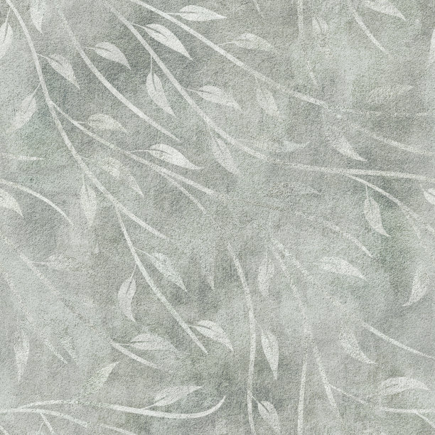 墙面模板无缝纹理石膏背景，树叶图案，垃圾纹理，3d插图图片下载