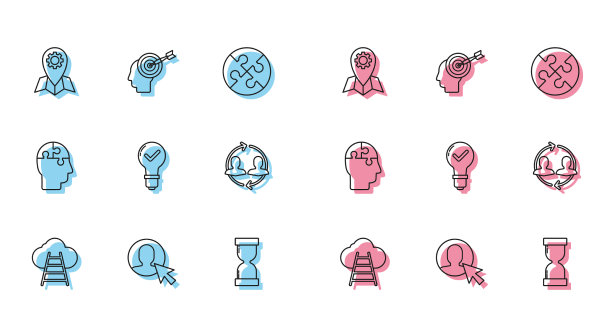 设置通向云定位工作的线梯图片下载