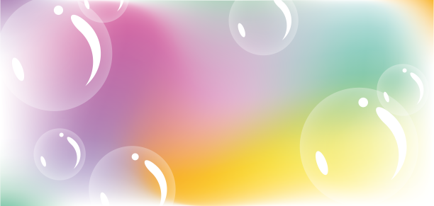 彩色渐变泡泡背景图片下载
