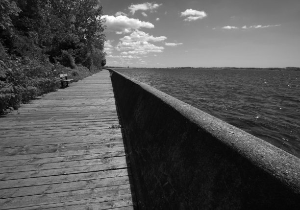 加拿大多伦多岛木板路图片下载