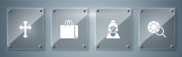 镶嵌宝石珠宝店石材顾问图片下载