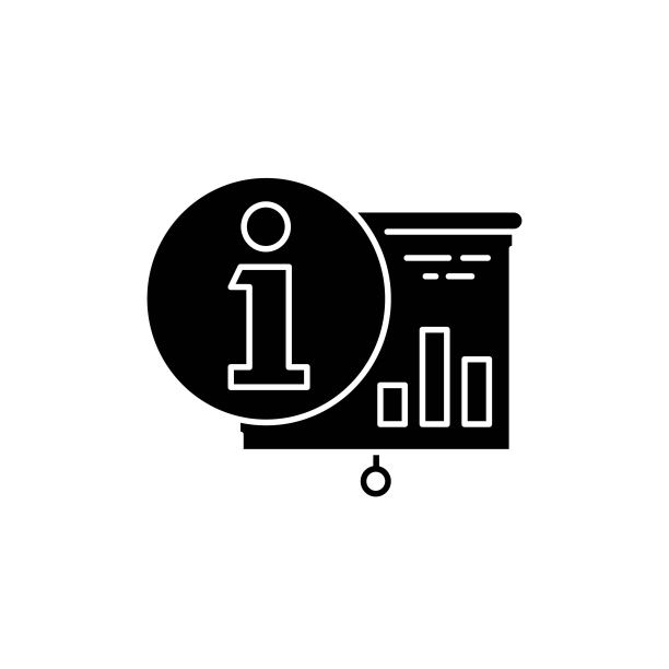 信息色线图标。象形图网页，移动应用程序，促销。图片下载