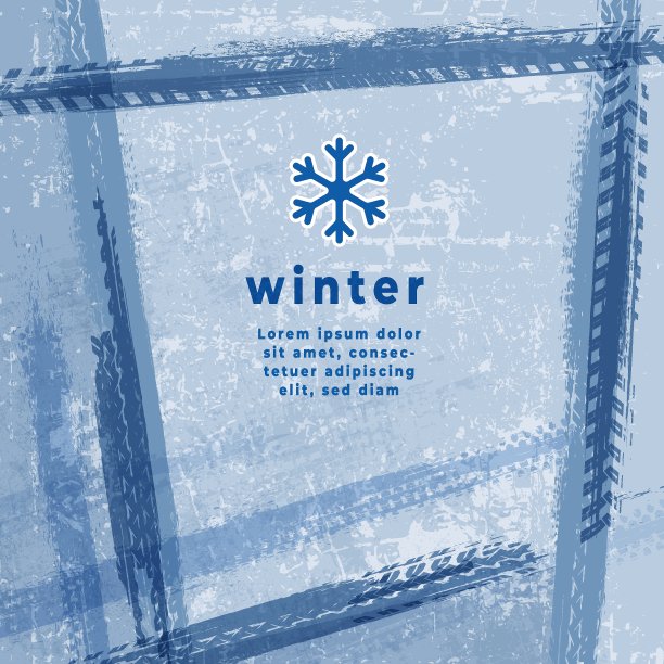 冰轮胎履带。汽车轮。向量汽车元素。图片下载