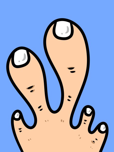 手指卡通图片下载