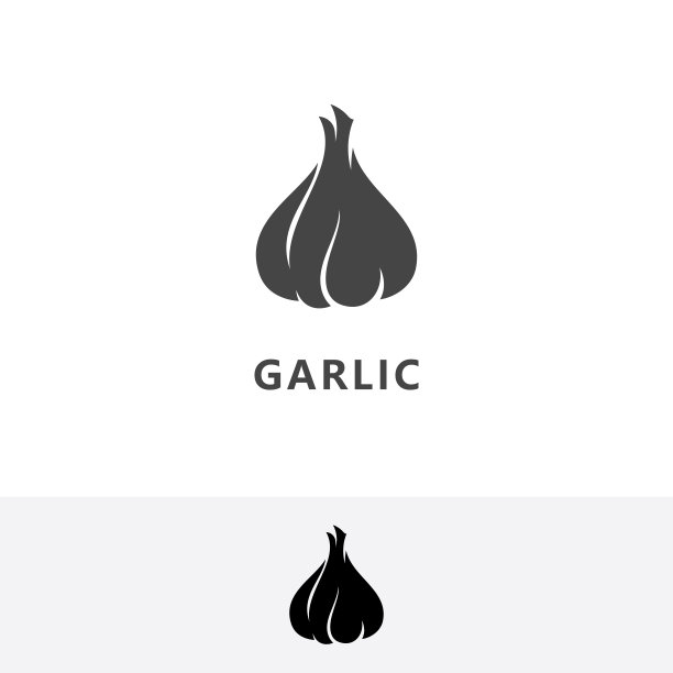 大蒜logo图标矢量素材图片下载