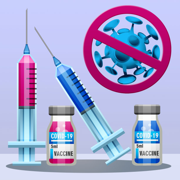 停止covid 19。冠状病毒疫苗彩色摘要背景。有创意的海报或传单。图片下载