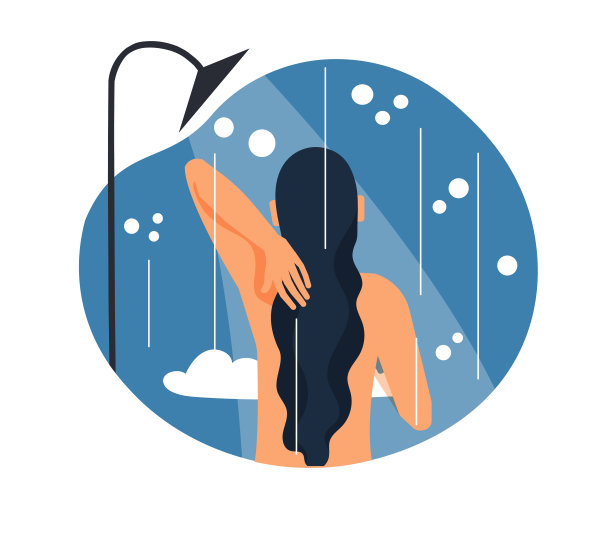 女人洗澡完图片下载