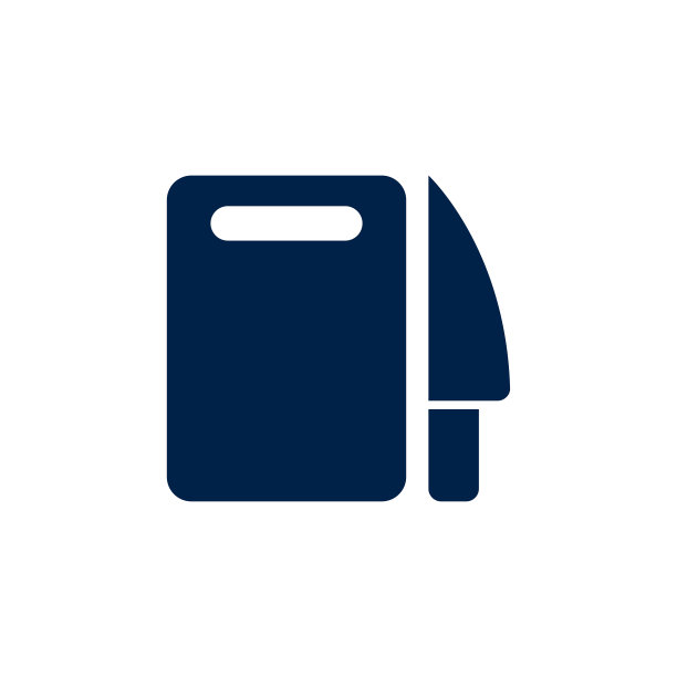 砧板图标，厨房用具，隔离在白色上。图片下载