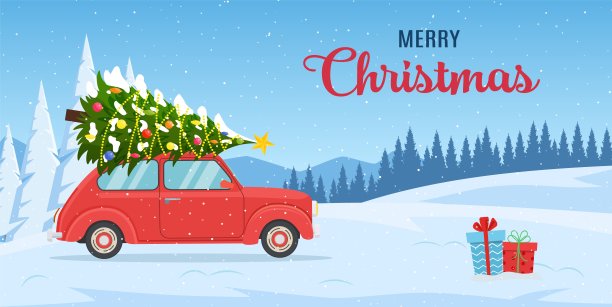 圣诞和新年贺卡图片下载