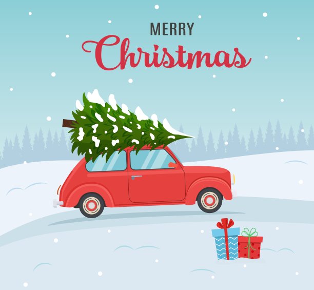 圣诞和新年贺卡图片下载