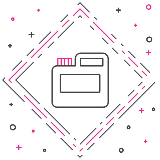 线画水粉画罐染料图标孤立上图片下载