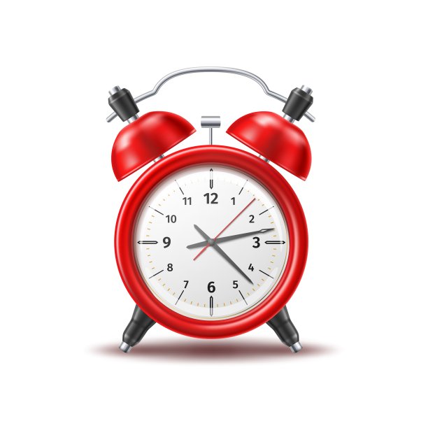 现实的闹钟。3D复古睡眠和唤醒计时器与钟。早上好。古董表表模型。学校的时间。有时针、分针和秒针的天文钟。向量的概念图片下载