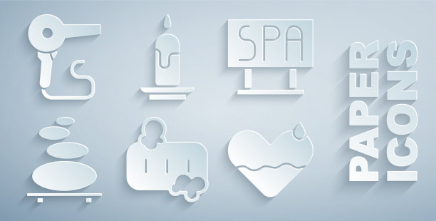 香皂与泡沫水疗沙龙招牌图片下载