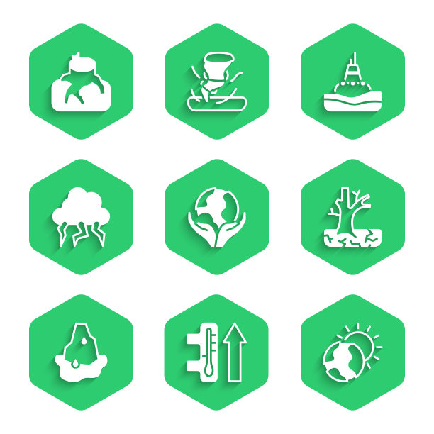 牵手地球，全球变暖图片下载