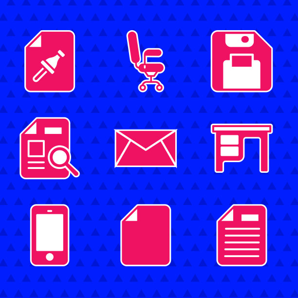 设置邮件文件和电子邮件文件办公桌图片下载