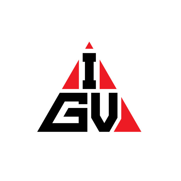 带有三角形的IGV三角形字母Logo设计图片下载