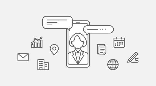 商务女性用智能手机进行视频通话和网络会议图片下载