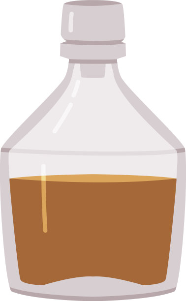 威士忌或威士忌倒在玻璃瓶盖图片下载