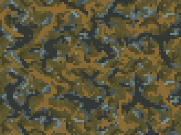 伪装像素游戏立方图案背景图片下载