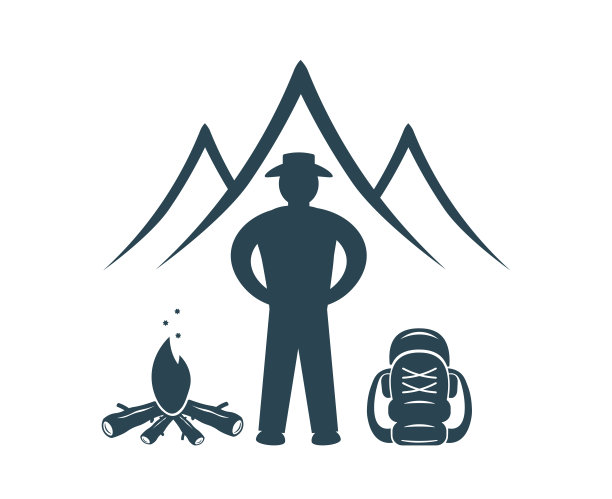 矢量插图，标志，旅游和娱乐图标。图片下载