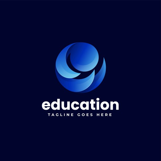 矢量插图教育梯度彩色风格。图片下载