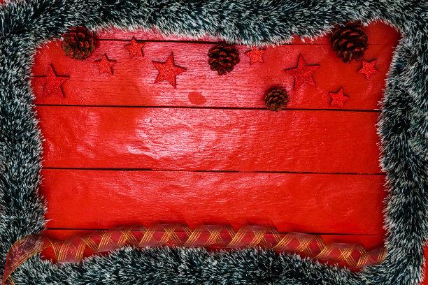 圣诞概念平铺。圣诞节背景复制空间图片下载