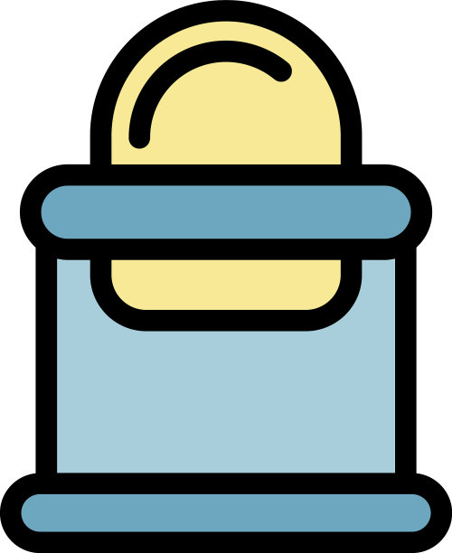 婴儿步行者图标颜色轮廓图片下载