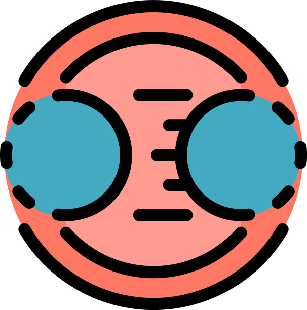 重力实验图标颜色轮廓图片下载