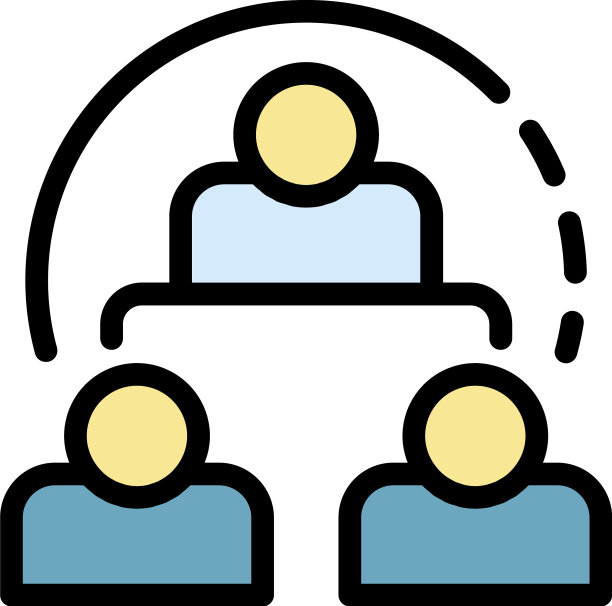 商务教室图标颜色大纲图片下载