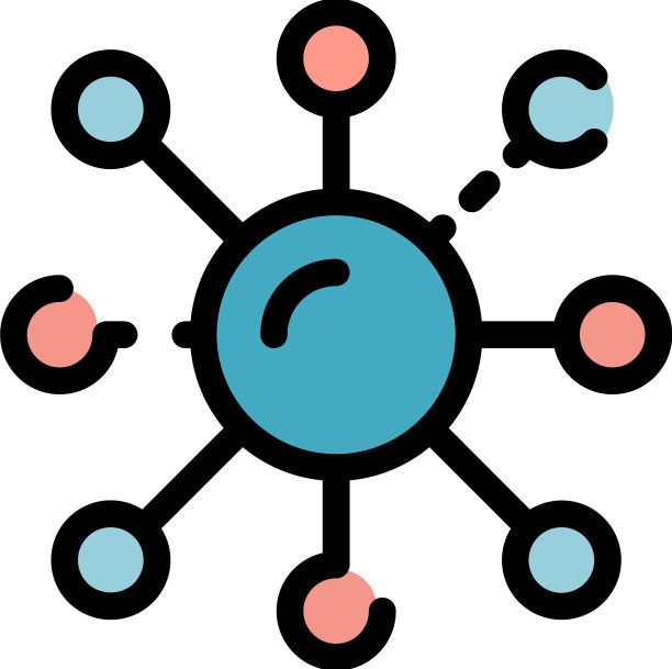 万有引力方案图标颜色轮廓图片下载