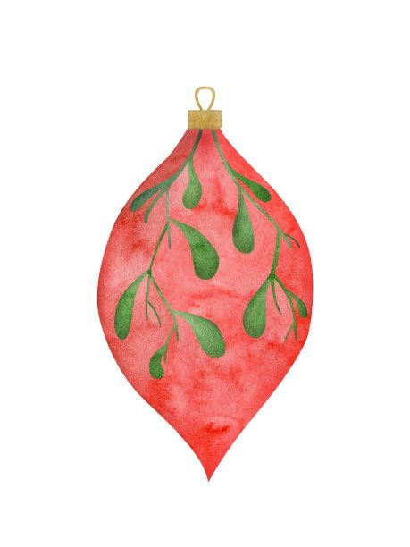 单红色装饰圣诞bal。图片下载