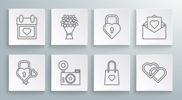 在一个心形的城堡和钥匙的形状图片下载