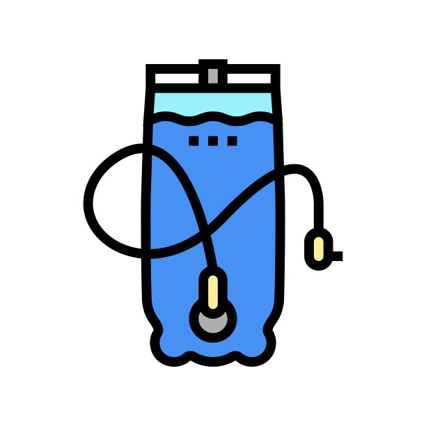 水化包颜色图标矢量插图图片下载