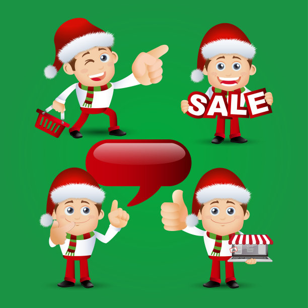 人们定-圣诞老人-生意图片下载