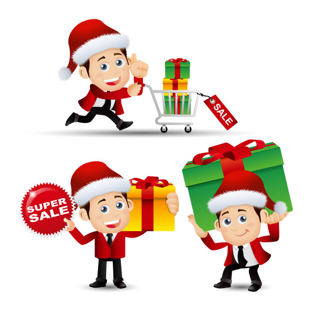 人们定-圣诞老人-生意图片下载