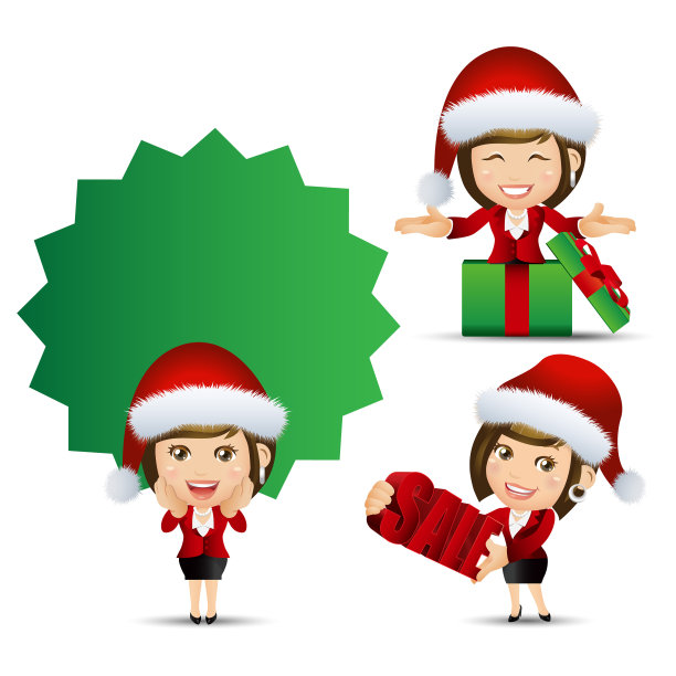 人们定-圣诞老人-生意图片下载