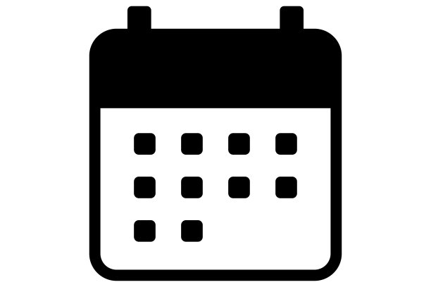 日历图标，轮廓日历符号图片下载