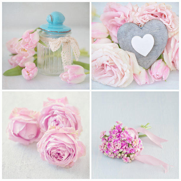 花拼贴。图片下载