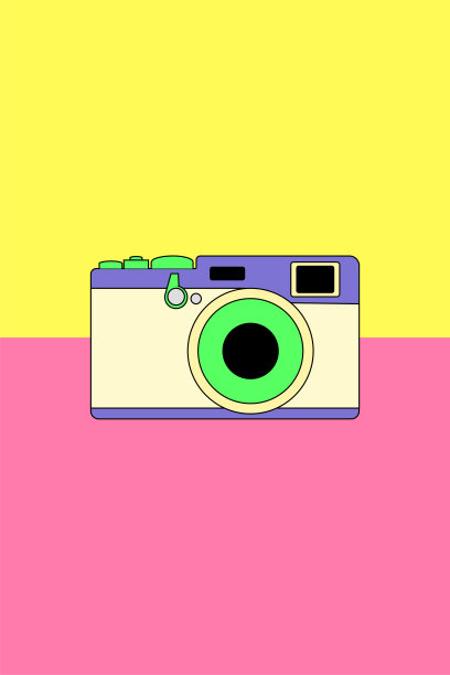 相机矢量艺术。图片下载