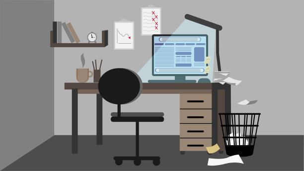 一个没有人的办公室图片下载