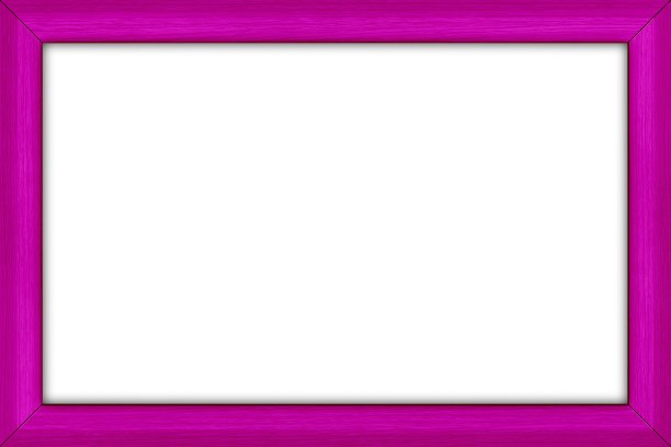 粉红色木制框架的插图图片下载