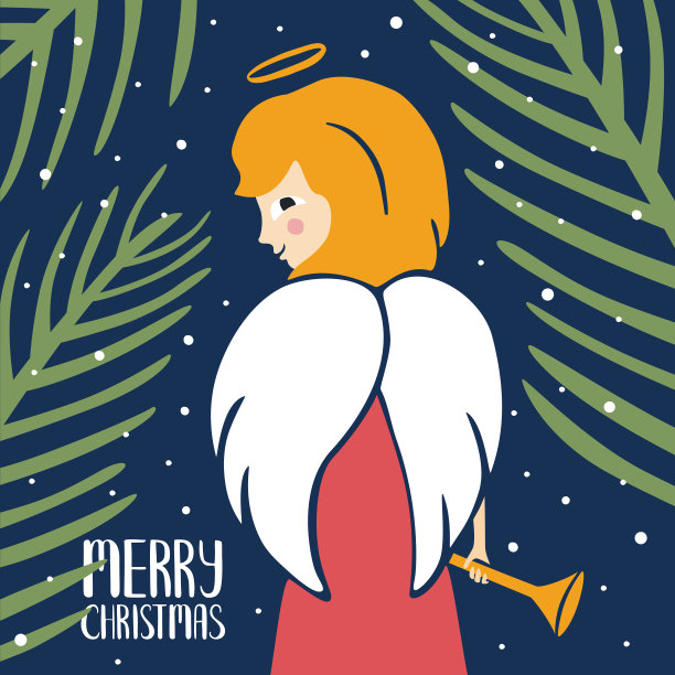 圣诞天使图片下载